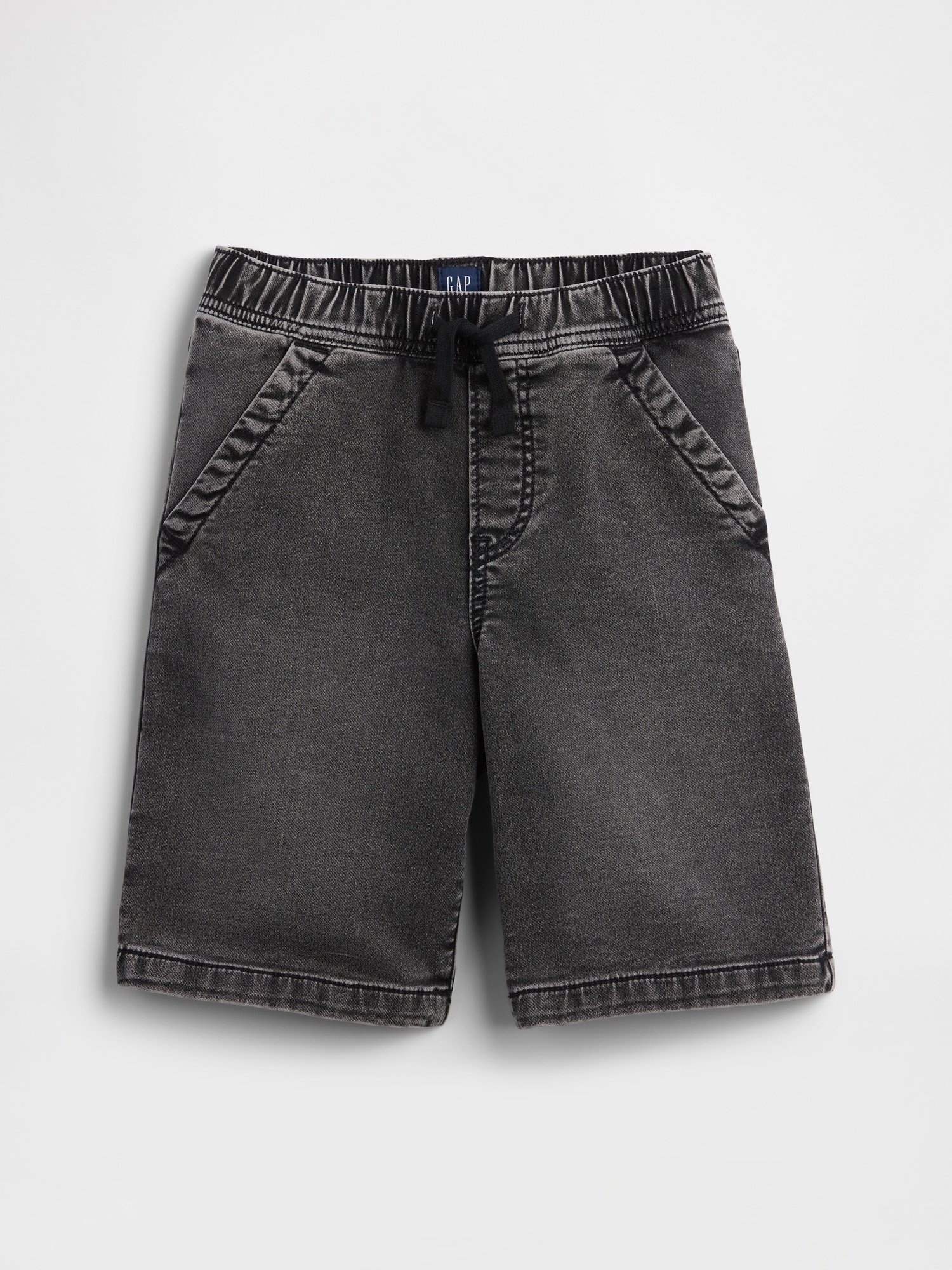 Kids Pull-On Loose Sweatpant Jean Shorts
