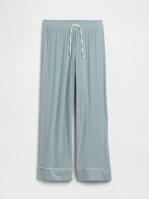 Image number 4 showing, Modal Wide-Leg PJ Pants