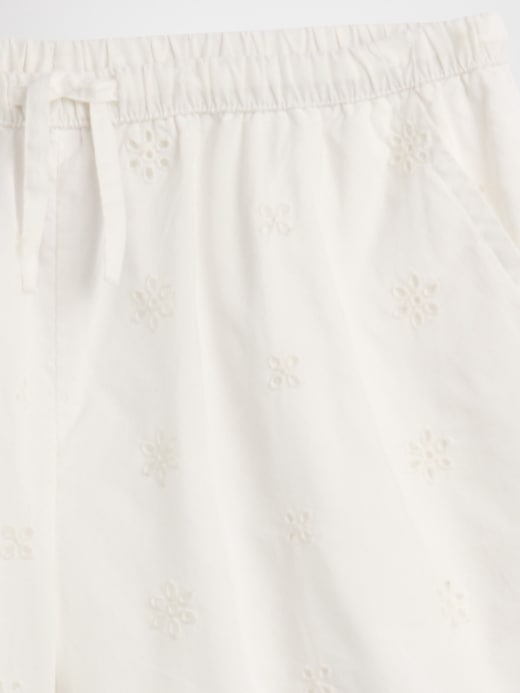 Image number 3 showing, Kids Relaxed Pull-On Eyelet Shorts