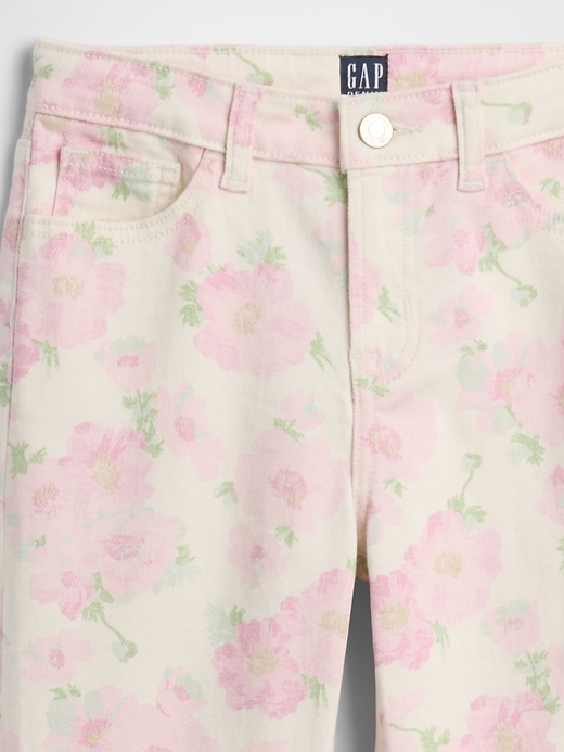 Image number 3 showing, Kids High Rise Print '70s Flare Jeans