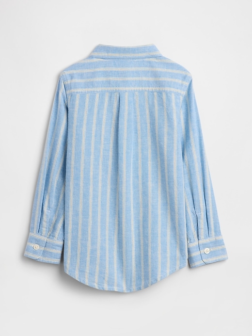 Image number 2 showing, babyGap Linen-Blend Shirt