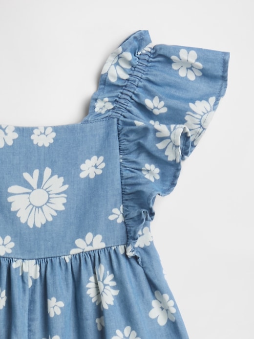 Image number 3 showing, babyGap Chambray Flutter Romper