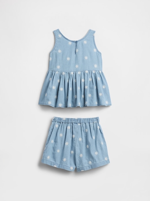 Image number 2 showing, babyGap Chambray Two-Piece Outfit Set