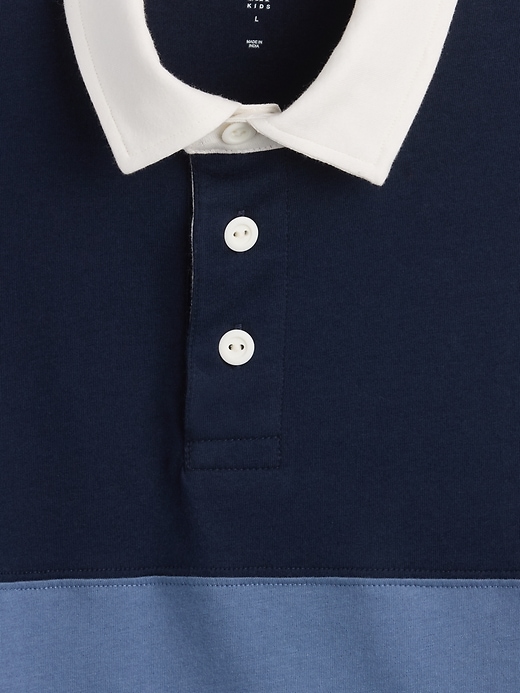 Image number 3 showing, Kids Colorblock Rugby Polo Shirt
