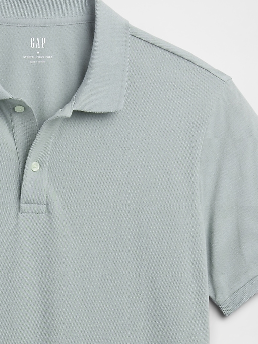 Image number 4 showing, Stretch Pique Polo Shirt