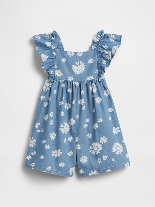 Image number 1 showing, babyGap Chambray Flutter Romper