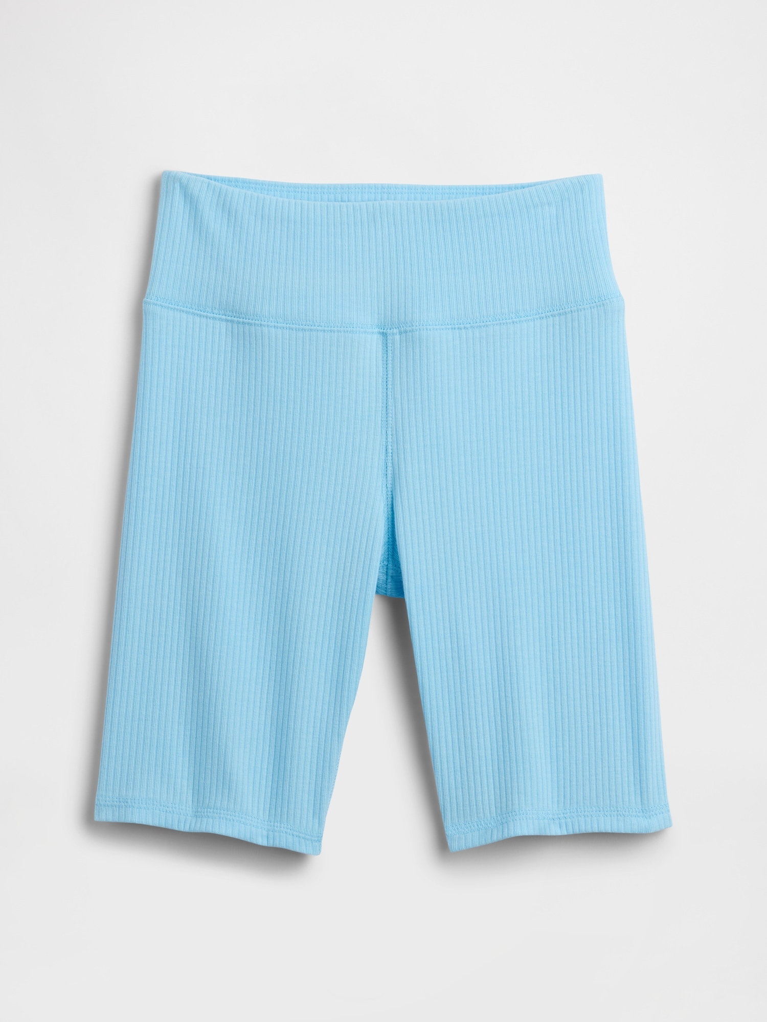 Kids Pull-On Ribbed Bike Shorts