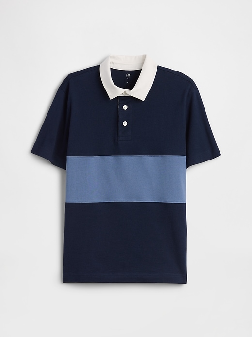 Image number 1 showing, Kids Colorblock Rugby Polo Shirt