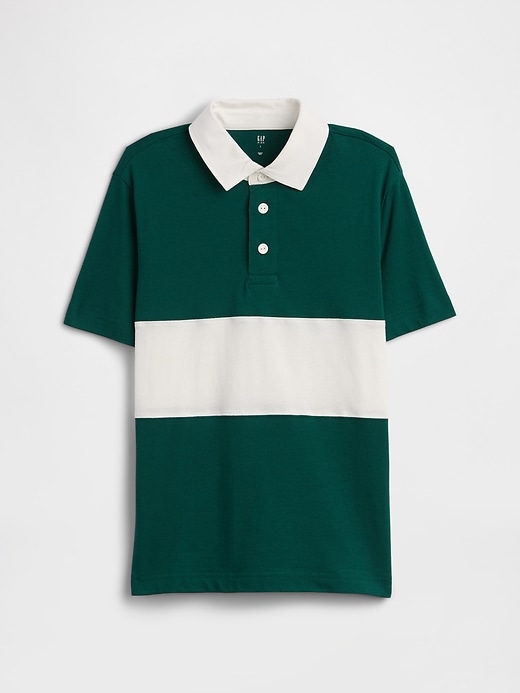 Image number 1 showing, Kids Colorblock Rugby Polo Shirt