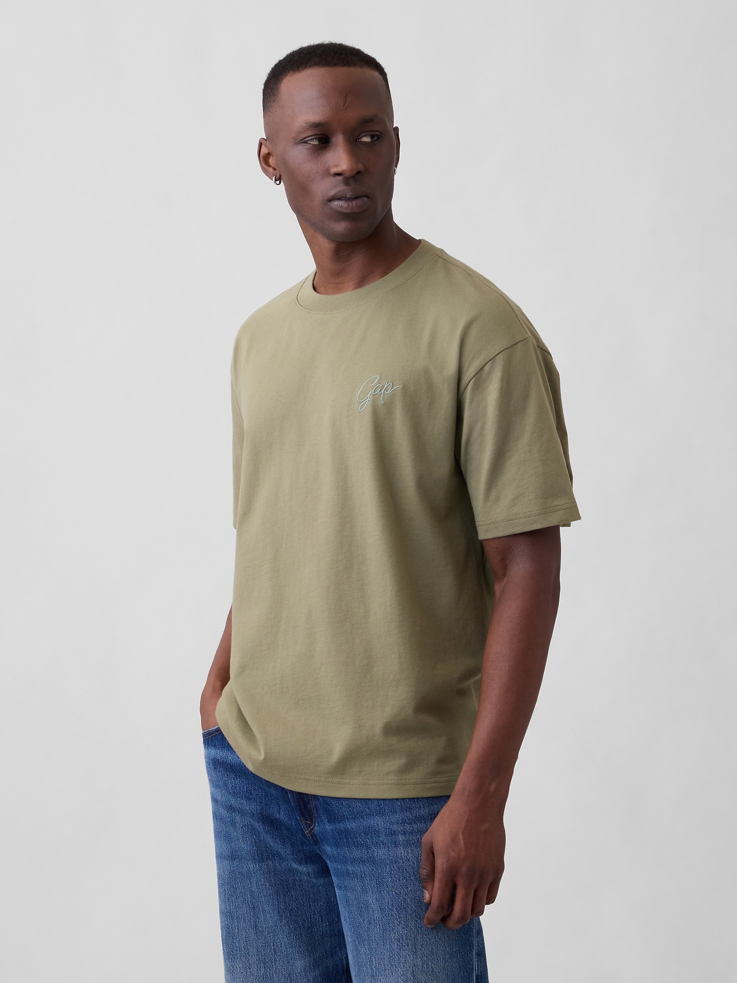 Vintage Soft Boxy Gap Logo T-Shirt