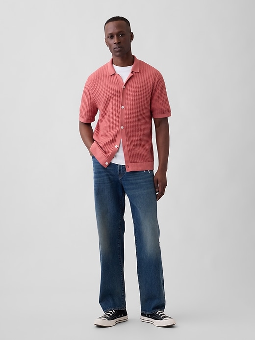 Image number 3 showing, Textured Sweater Vacay Shirt