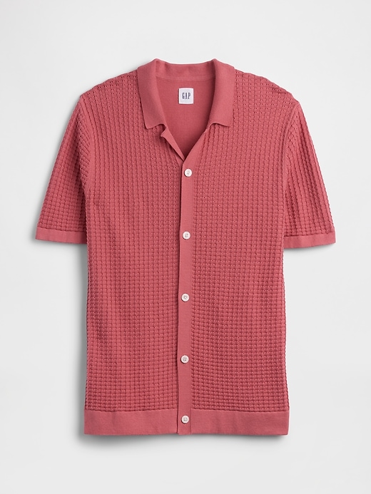 Image number 5 showing, Textured Sweater Vacay Shirt