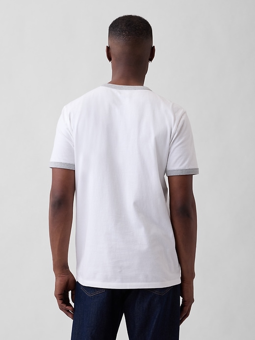 Image number 2 showing, Everyday Soft Ringer Pocket T-Shirt