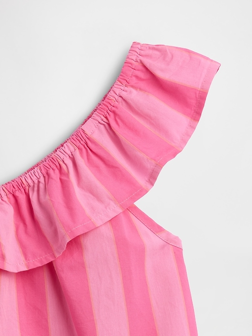 Image number 3 showing, Kids One-Shoulder Ruffle Top