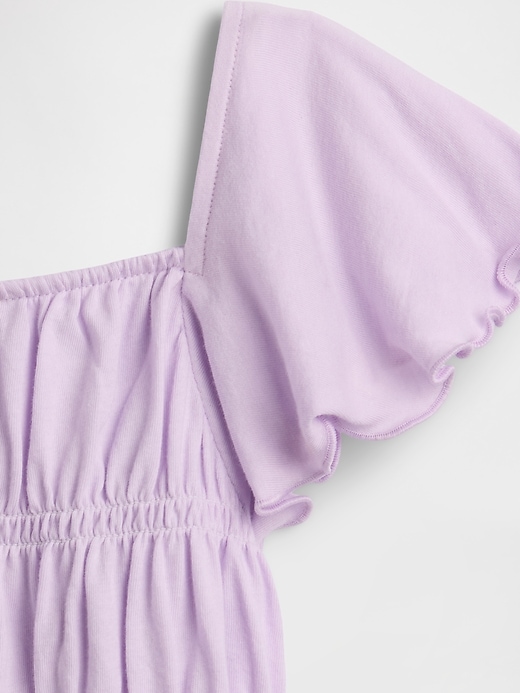 Image number 3 showing, Kids Smocked Flutter Sleeve Top