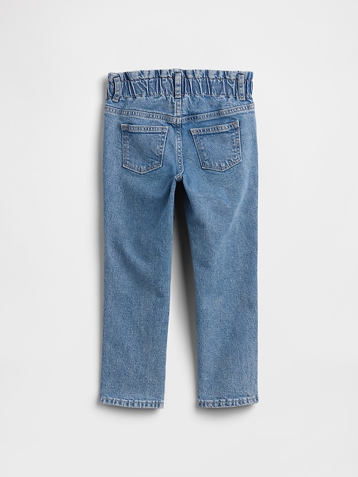 Image number 2 showing, babyGap Embroidered Paperbag Mom Jeans