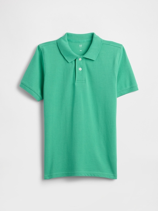 Image number 1 showing, Kids Pique Polo Shirt