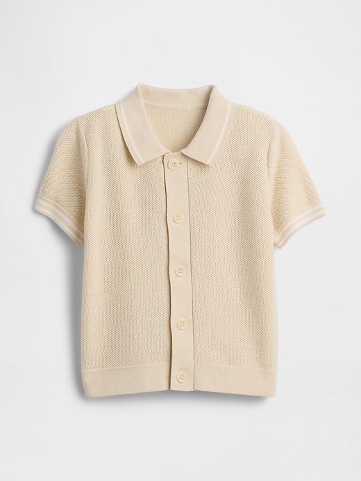 Image number 1 showing, babyGap Sweater Polo Shirt