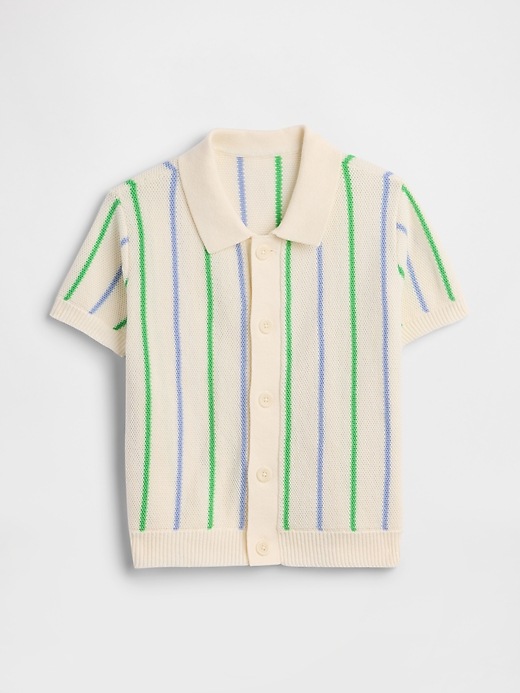 Image number 1 showing, babyGap Sweater Polo Shirt