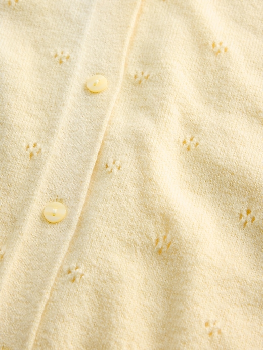 Image number 4 showing, CashSoft Pointelle Cardigan