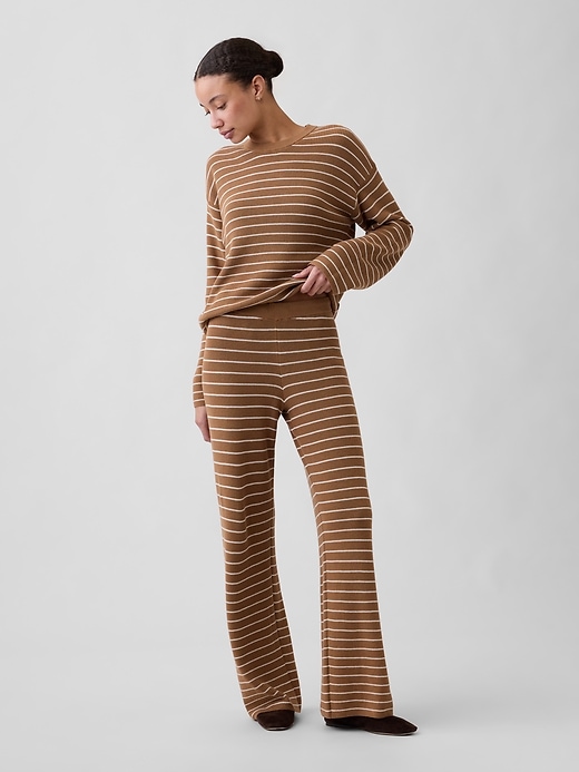 Image number 3 showing, Relaxed Shaker-Stitch Crewneck Sweater