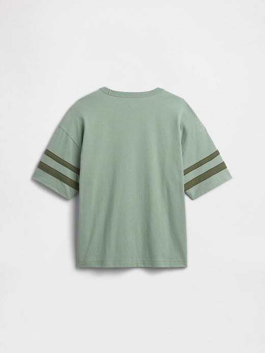 Image number 2 showing, Kids Everyday Soft Boxy Stripe T-Shirt