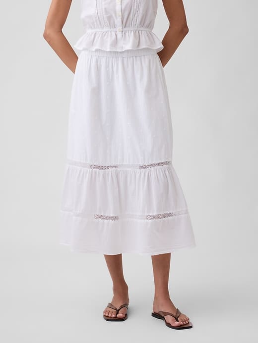 Image number 3 showing, Relaxed Tiered Maxi Skirt