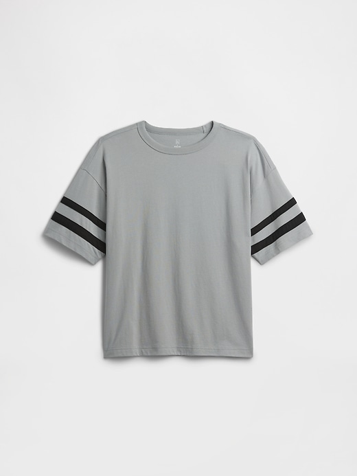 Image number 1 showing, Kids Everyday Soft Boxy Stripe T-Shirt