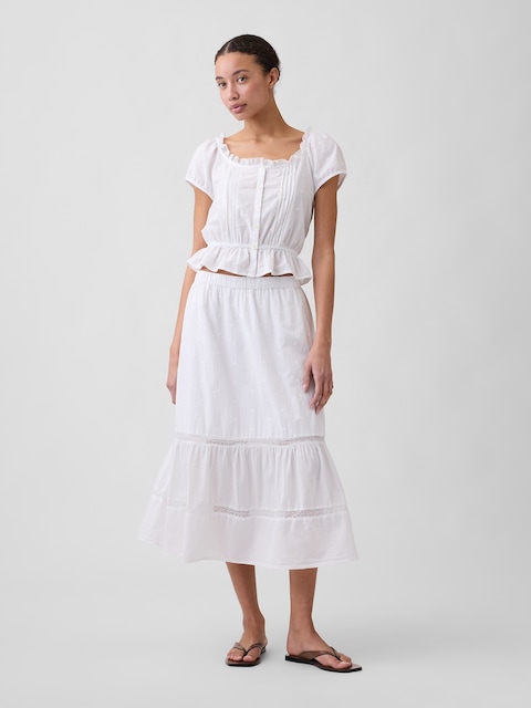 Relaxed Tiered Maxi Skirt