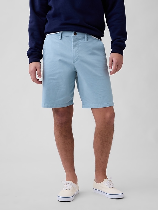 Image number 3 showing, 9" Essential Khaki Shorts