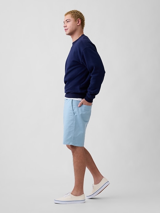 Image number 4 showing, 9" Essential Khaki Shorts