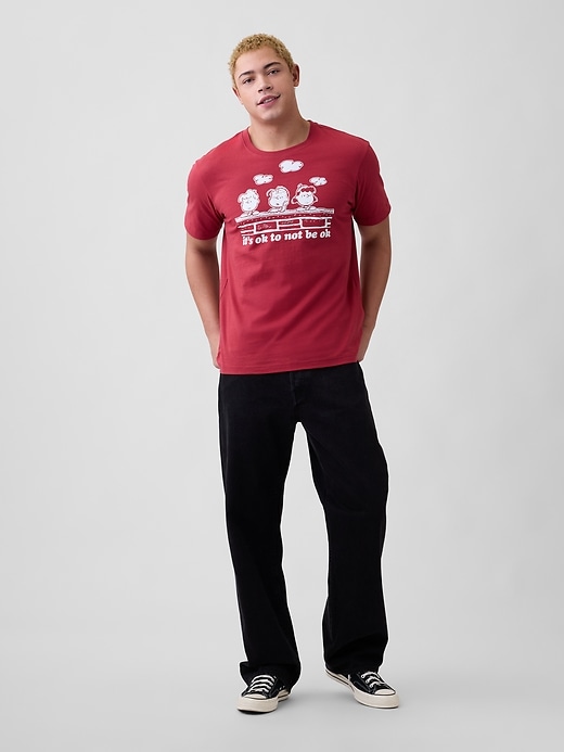 Image number 3 showing, Peanuts Everyday Soft Relaxed Graphic T-Shirt