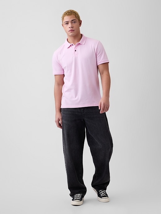 Image number 3 showing, Stretch Pique Polo Shirt