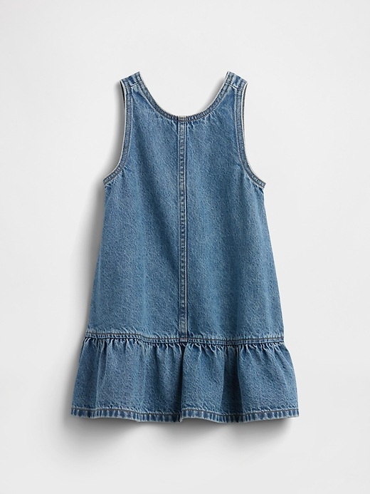 Image number 2 showing, babyGap Ruffle Denim Jumper