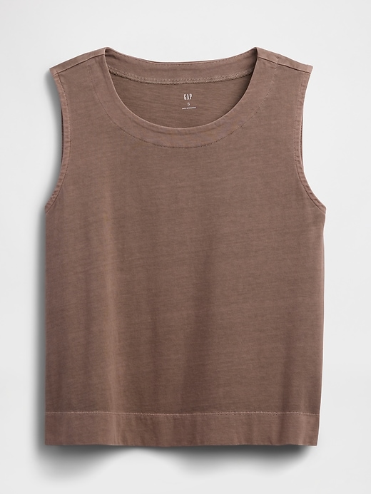 Image number 4 showing, Crewneck PJ Shell Tank Top