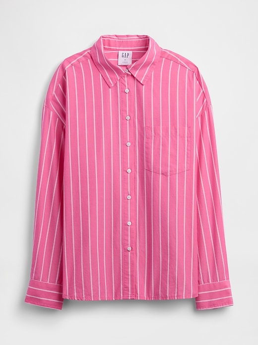 Image number 5 showing, Oversized Shirt in Poplin