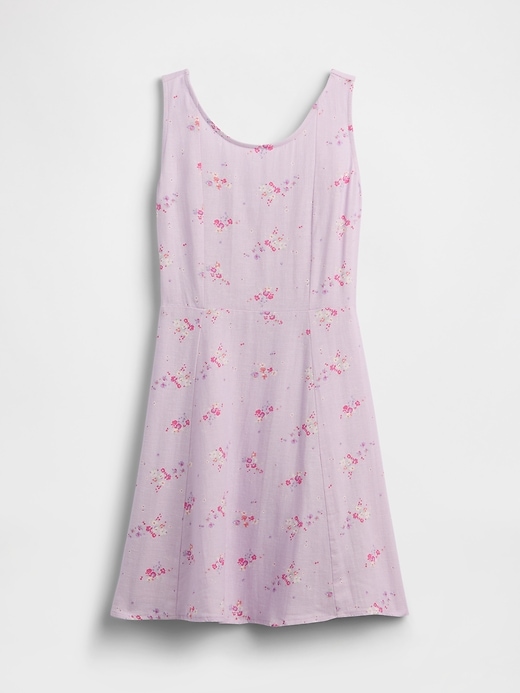Image number 1 showing, Kids Linen-Blend Tank Dress