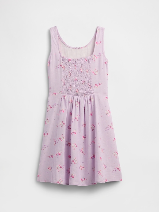Image number 2 showing, Kids Linen-Blend Tank Dress