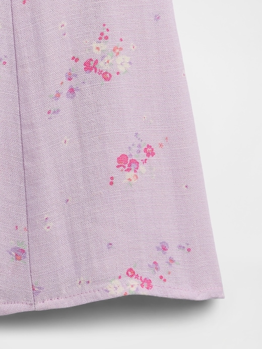 Image number 3 showing, Kids Linen-Blend Tank Dress