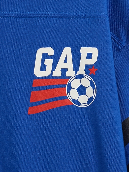 Image number 3 showing, Kids Oversized Soccer T-Shirt