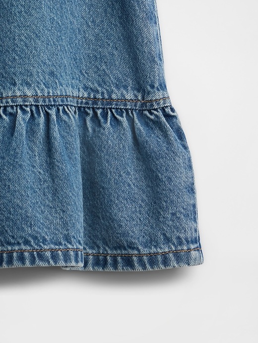 Image number 3 showing, babyGap Ruffle Denim Jumper