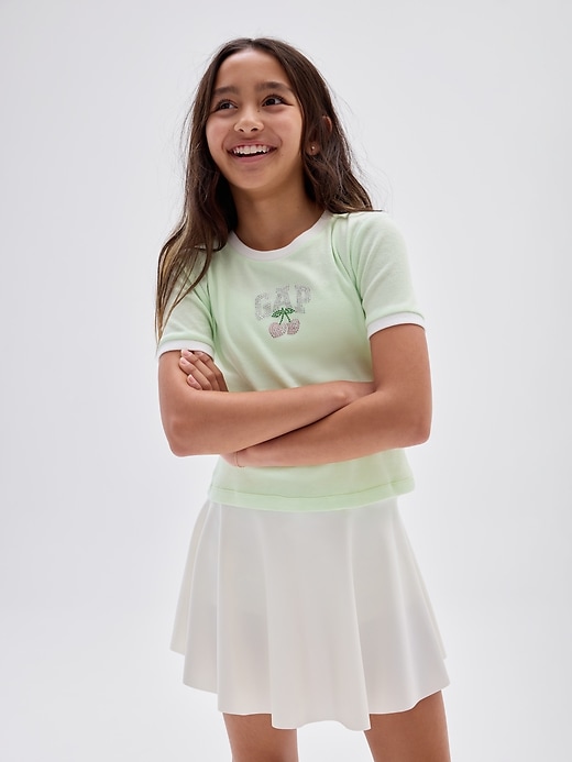 Image number 3 showing, Kids Pull-On Butterfly Skort