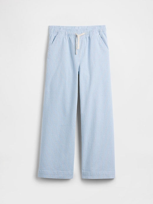 Image number 1 showing, Kids Stripe Pull-On Wide-Leg Pants