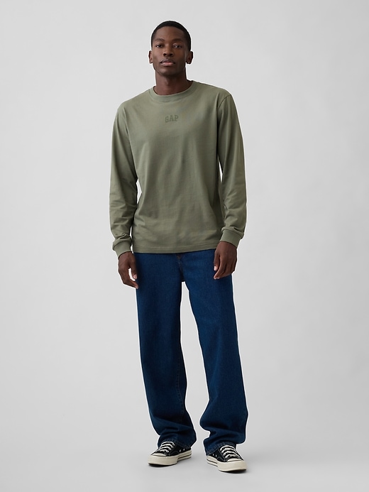 Image number 3 showing, Everyday Soft Relaxed Gap Mini-Logo T-Shirt