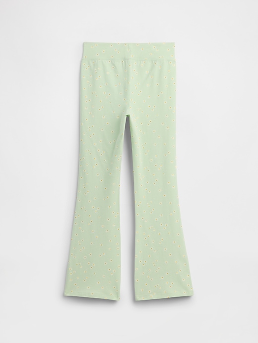 Image number 2 showing, Kids Pull-On Stretch Jersey Flare Leggings