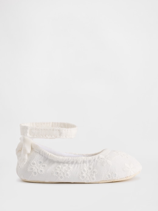 Image number 1 showing, Baby Eyelet Flats