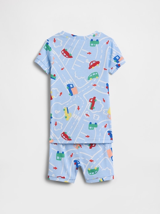 Image number 2 showing, babyGap 100% Organic Cotton Roadway PJ Set