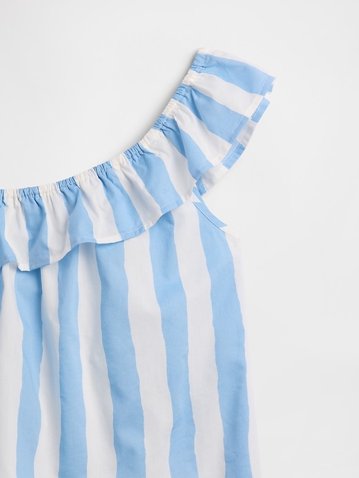 Image number 3 showing, Kids One-Shoulder Ruffle Top