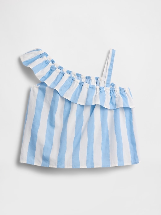 Image number 2 showing, Kids One-Shoulder Ruffle Top