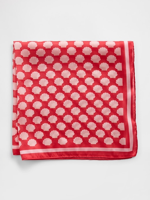 Image number 1 showing, Faux-Silk Scarf